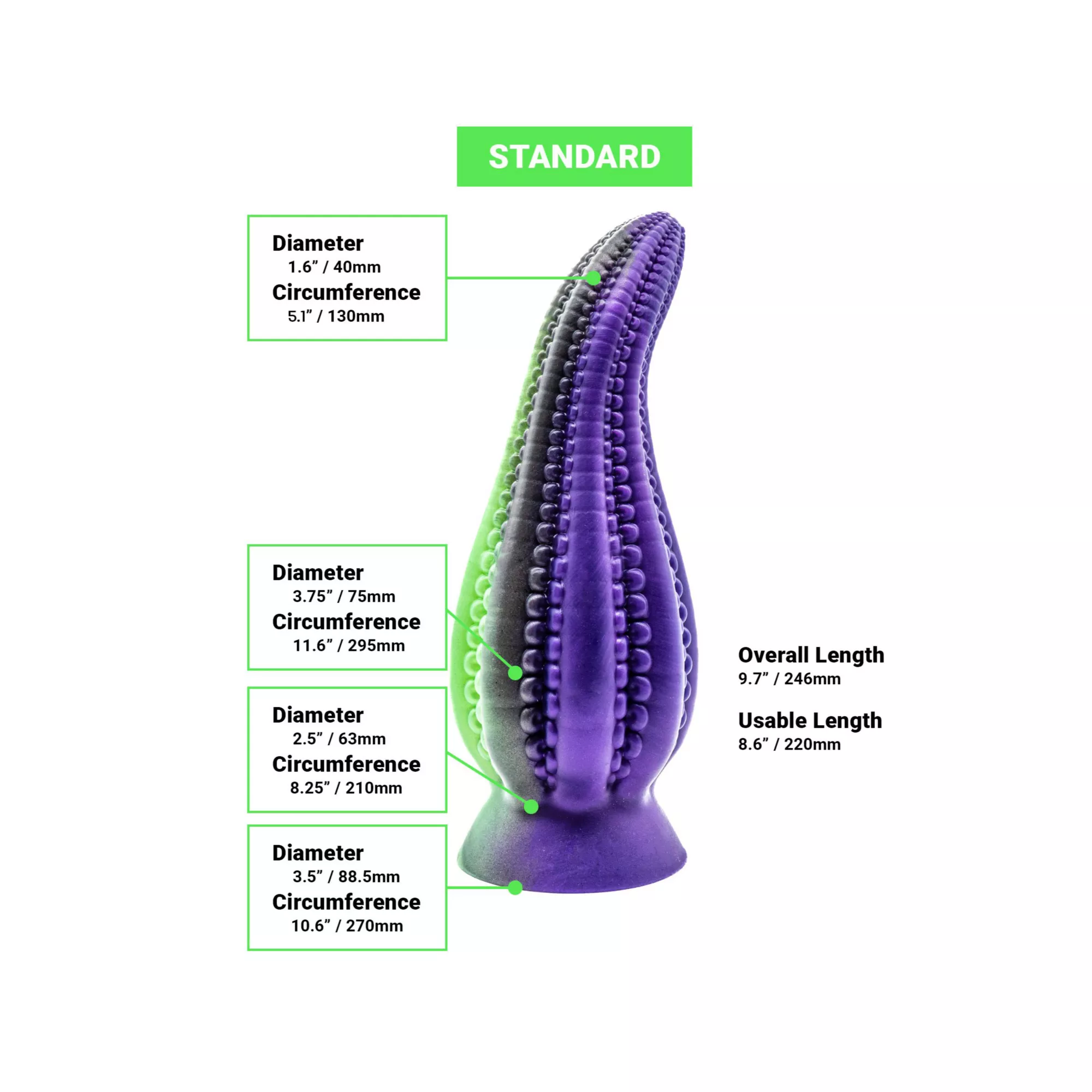 Twisted Fantasies DAKKEN the Tentacle Dildo at Spencer's