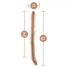 Dr. Skin Posable Double Dong Dildo Beige at Spencer's
