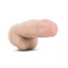Dr. Skin Girthy Posable Dildo with Balls Vanilla at Spencer's