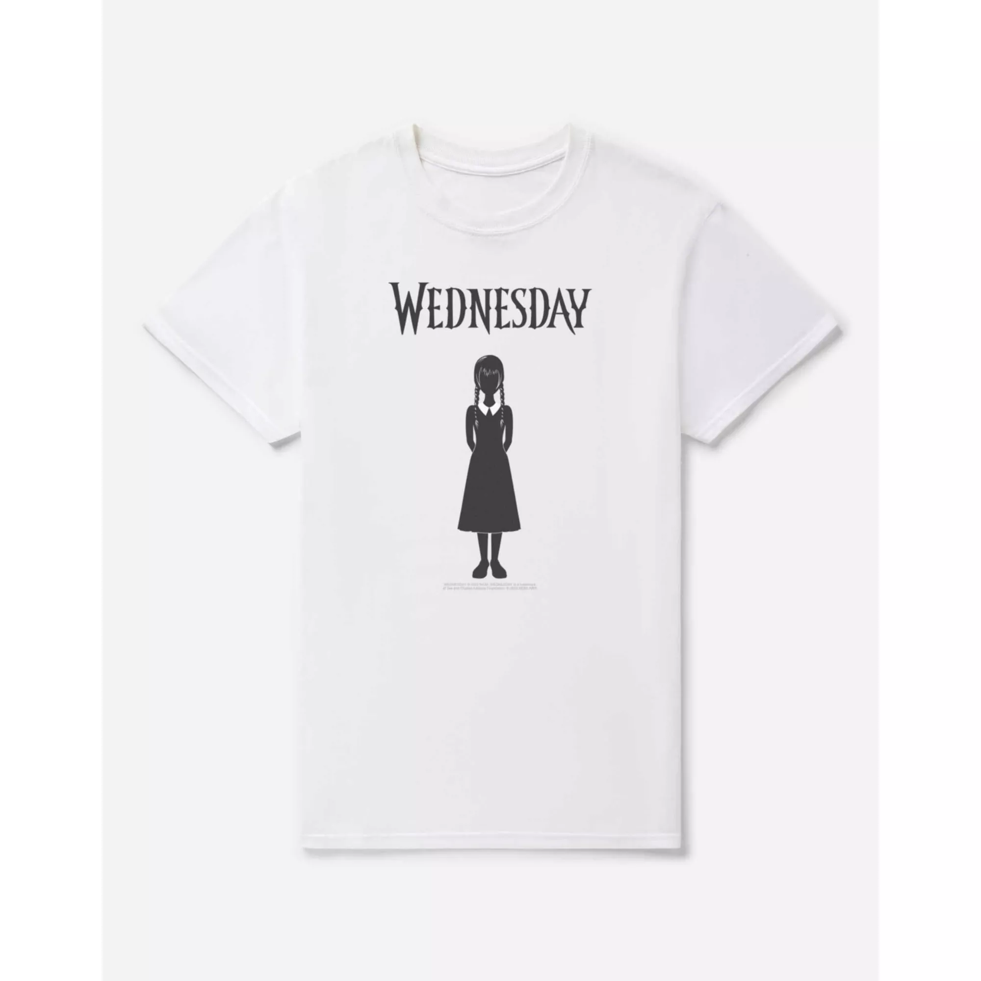 White Wednesday Silhouette T Shirt at Spencer's