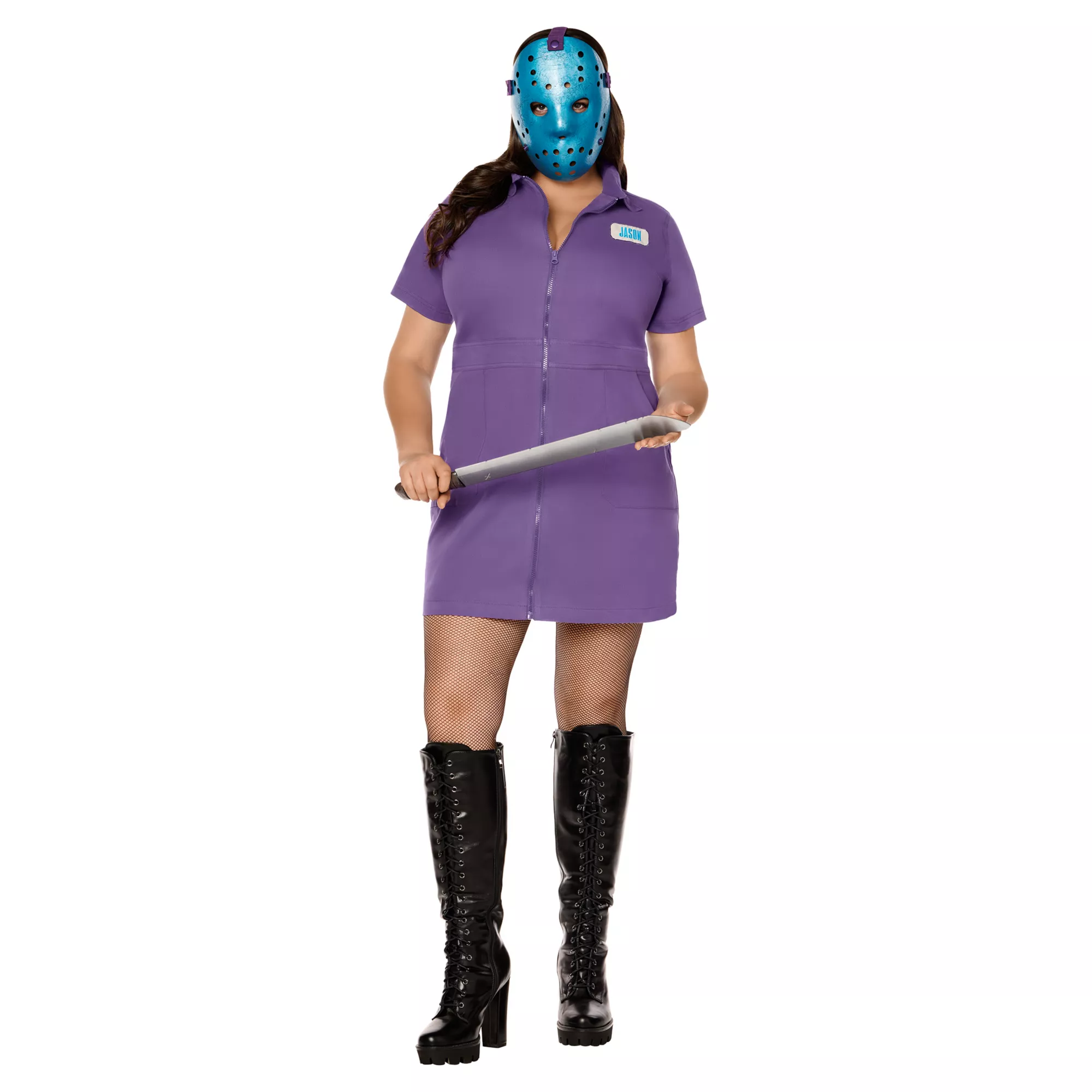 Adult Retro Jason Utility Dress Costume - Friday The 13th Game