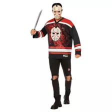 Adult Jason Voorhees Hockey Costume - Friday the 13th at Spirit Halloween