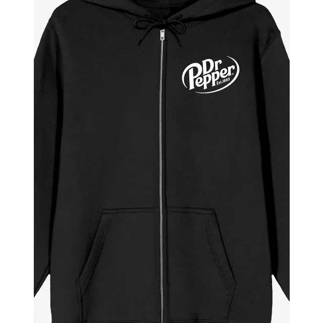 Dr. Pepper Logo Zip Hoodie at Spencer's