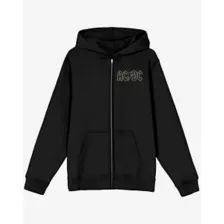ACDC American Flag Zip Hoodie at Spencer's