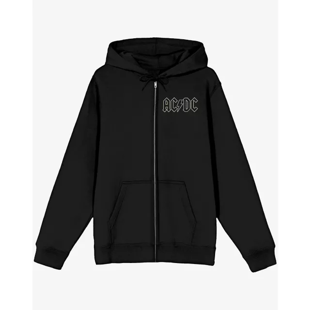 ACDC American Flag Zip Hoodie at Spencer's