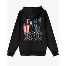 ACDC American Flag Zip Hoodie at Spencer's