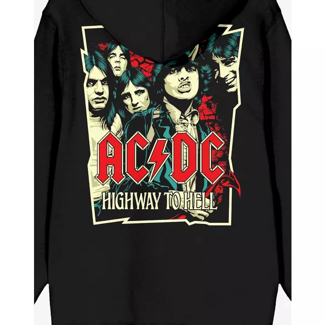 ACDC Highway to Hell Zip Hoodie at Spencer's