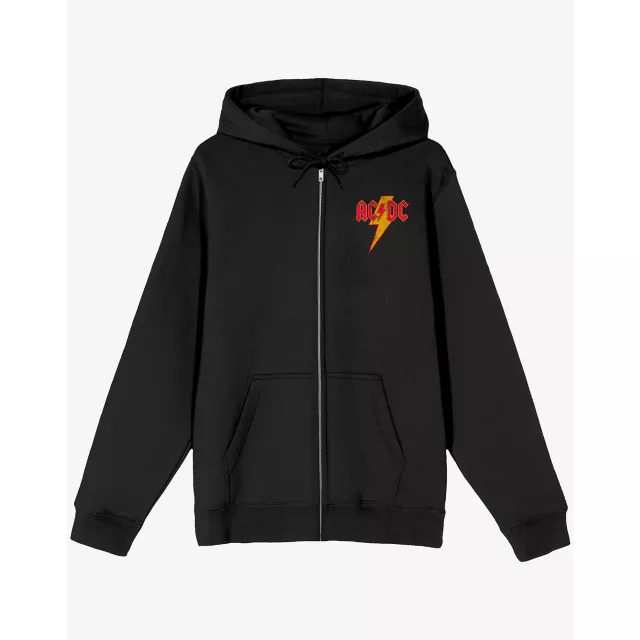 ACDC Band Logo Zip Hoodie at Spencer's