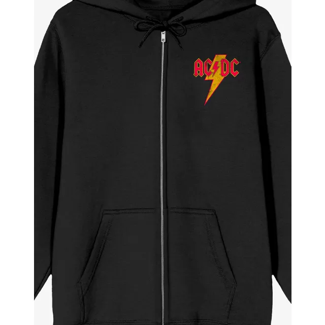 ACDC Band Logo Zip Hoodie at Spencer's