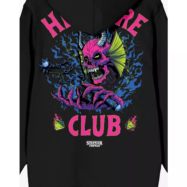 Hellfire Club Zip Hoodie - Stranger Things at Spencer's