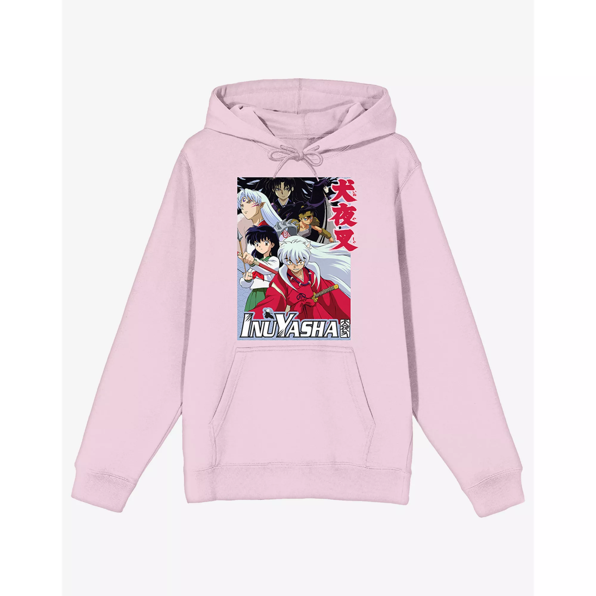 Pink Inuyasha Group Shot Hoodie at Spencer's