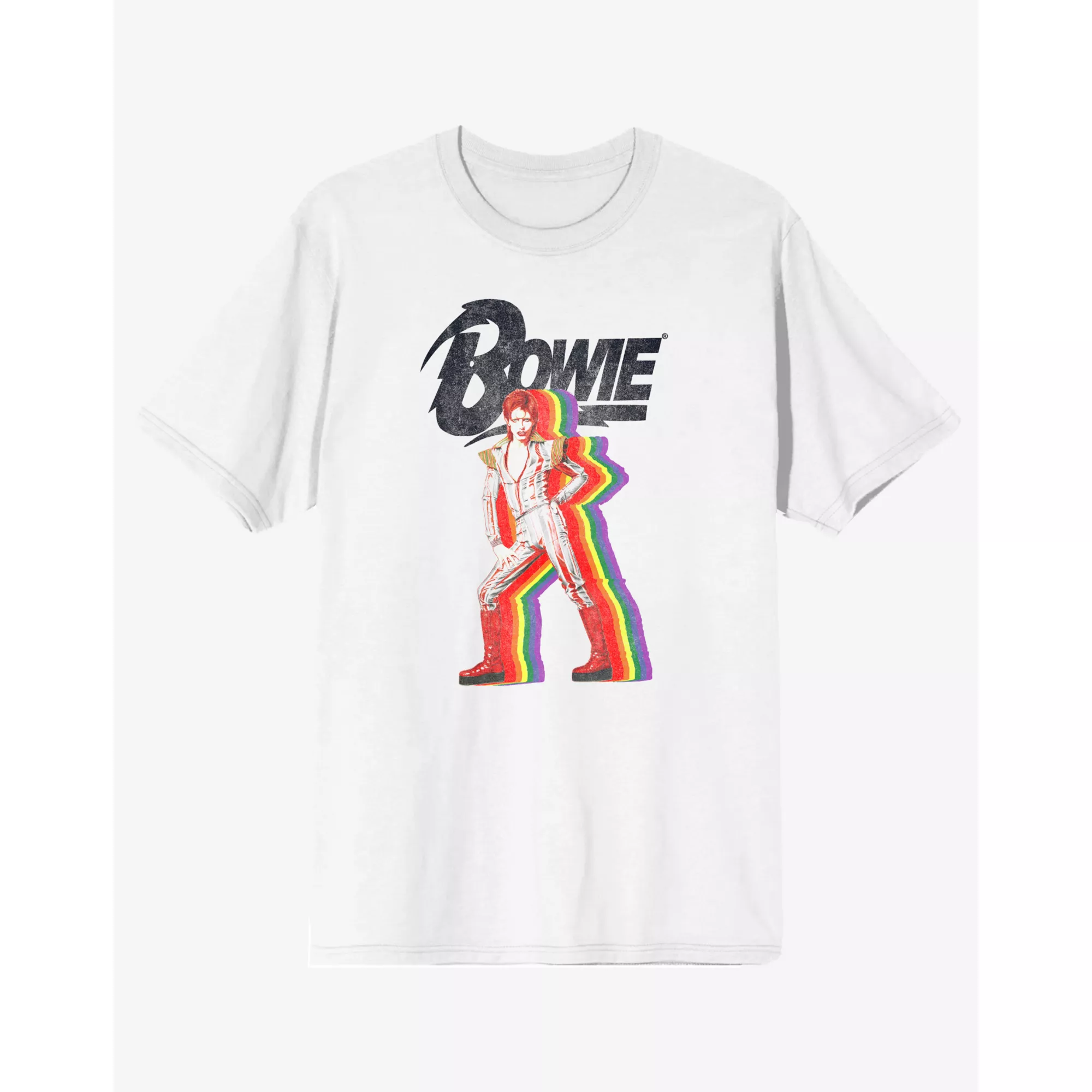 Rainbow Ziggy Stardust T Shirt - David Bowie at Spencer's