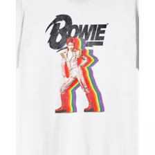 Rainbow Ziggy Stardust T Shirt - David Bowie at Spencer's