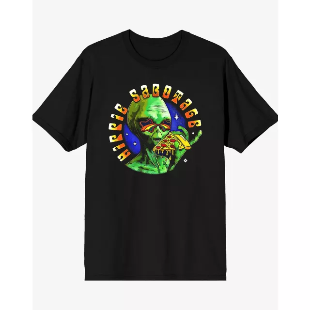 Hippie Sabotage Alien Pizza T Shirt at Spencer's