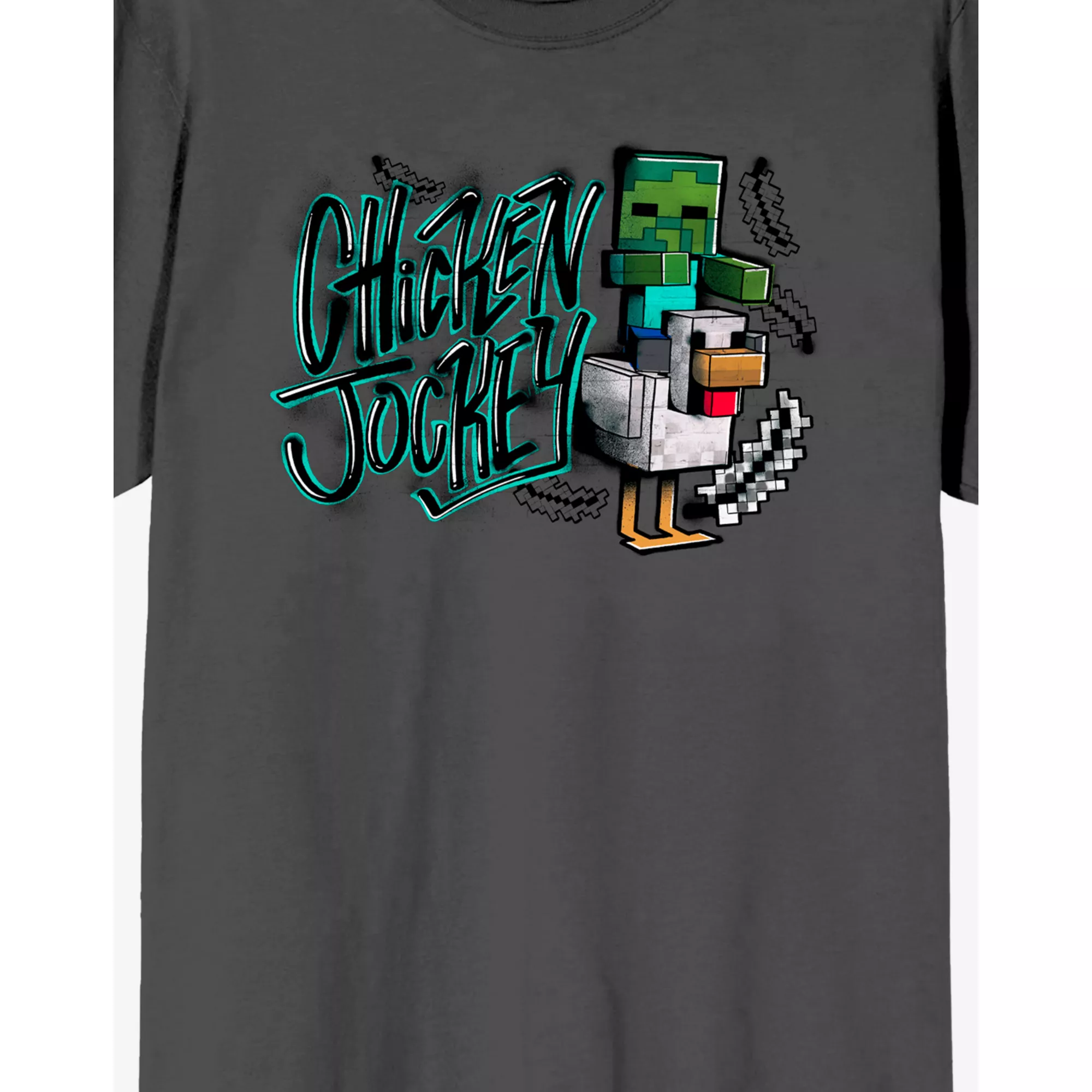 Minecraft Chicken Jockey T Shirt at Spencer's