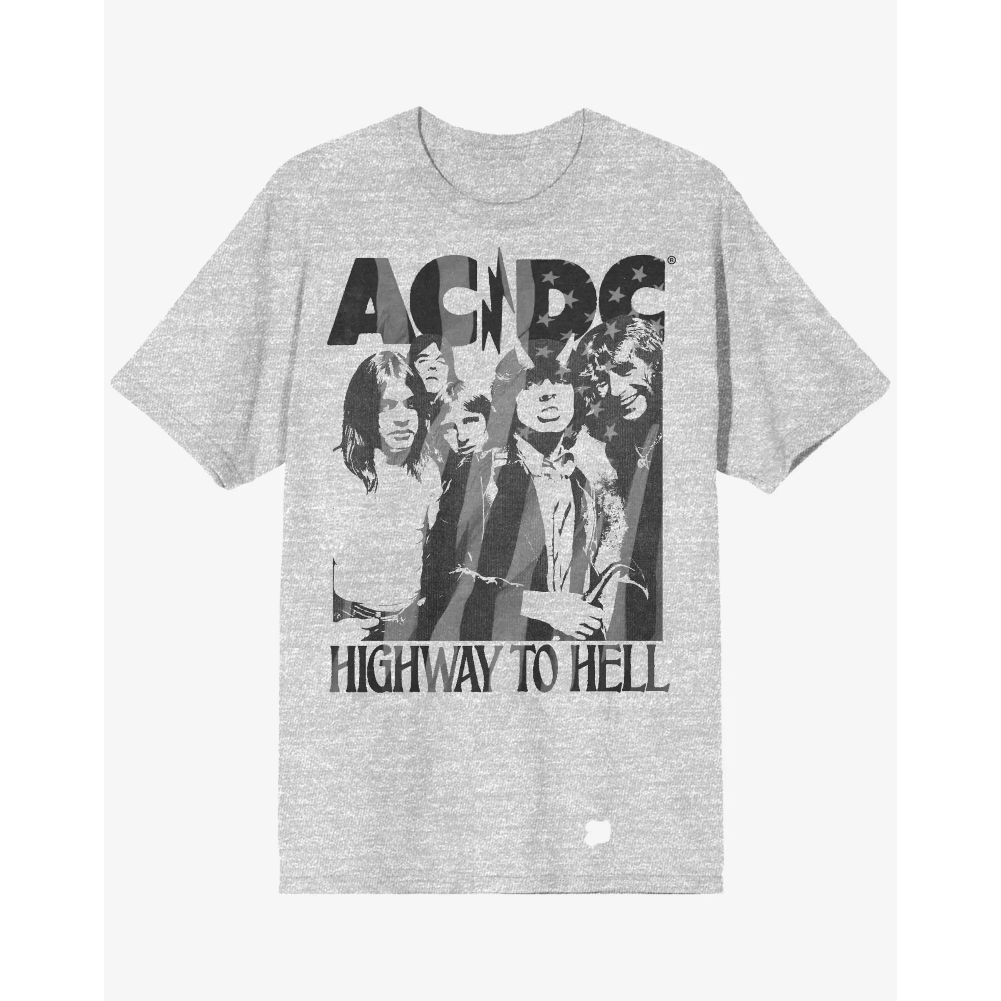 ACDC Gray Highway to Hell T Shirt at Spencer's