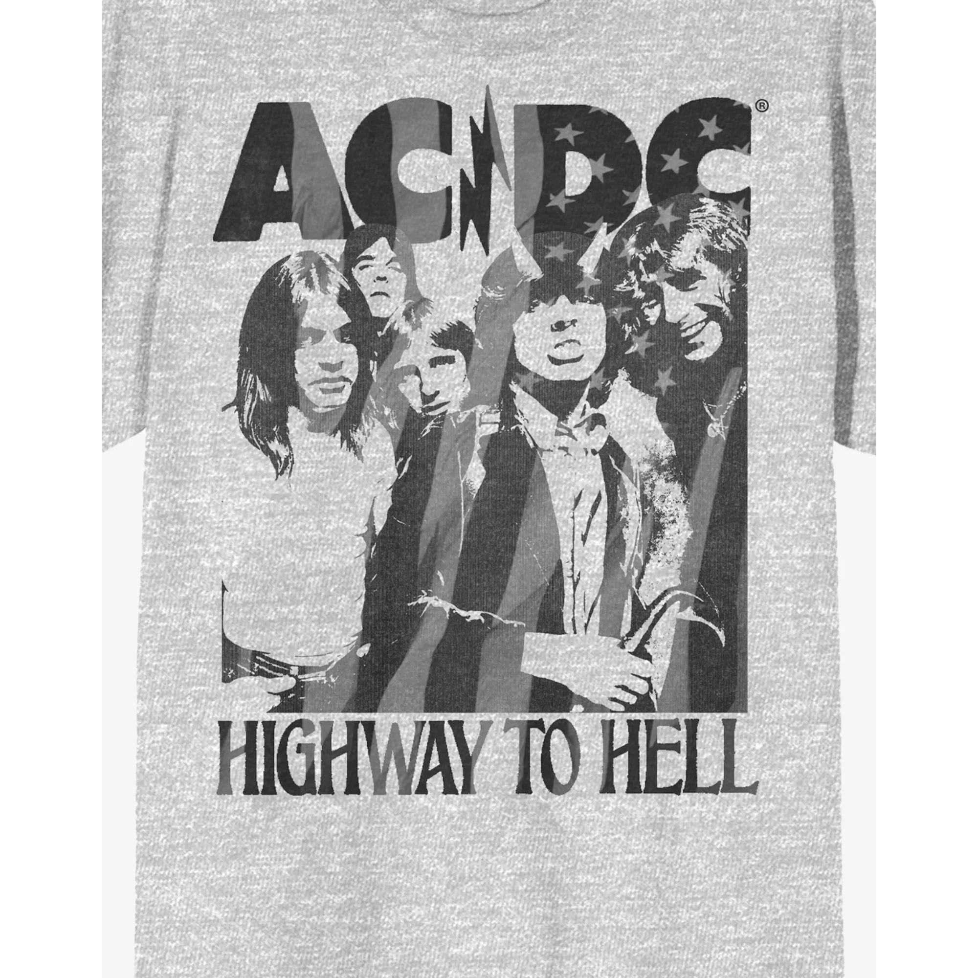 ACDC Gray Highway to Hell T Shirt at Spencer's
