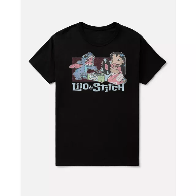 Lilo & Stitch Record Player T Shirt