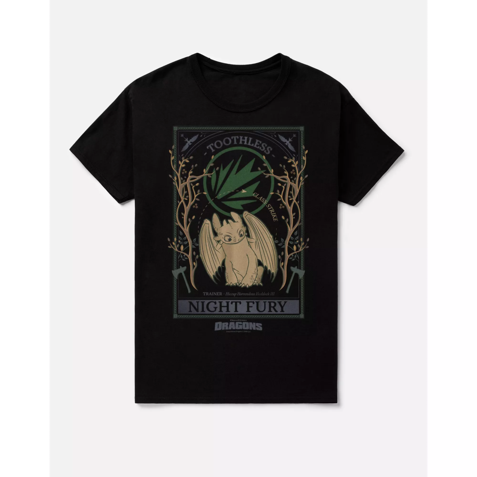 Night Fury Tarot Card T Shirt - How to Train Your Dragon at Spencer's