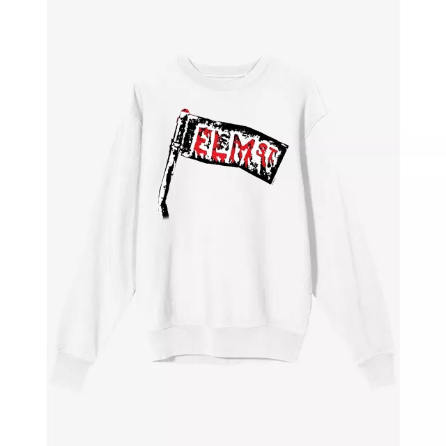 White A Nightmare on Elm Street Sweatshirt at Spencer's
