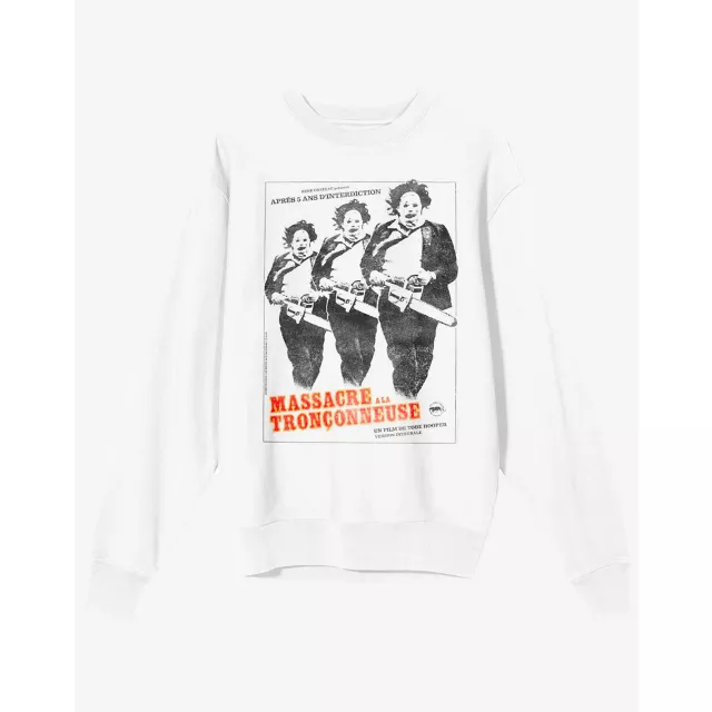 The Texas Chainsaw Massacre French Poster Sweatshirt at Spencer's