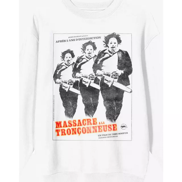 The Texas Chainsaw Massacre French Poster Sweatshirt at Spencer's