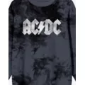 ACDC Gray Tie Dye Sweatshirt at Spencer's