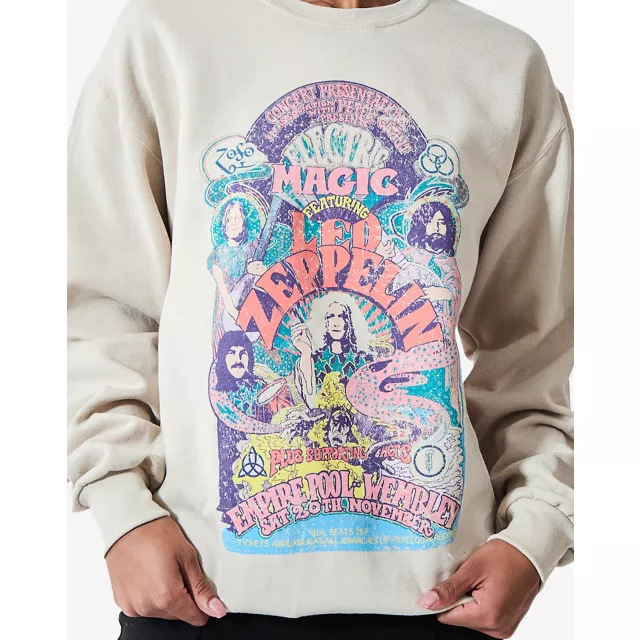 Electric Magic Concert Poster Sweatshirt - Led Zeppelin at Spencer's