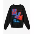 Blue and Red Graphic Michael Myers Sweatshirt - Halloween at Spencer's