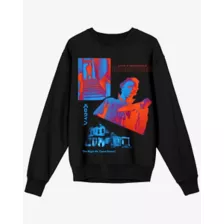 Blue and Red Graphic Michael Myers Sweatshirt - Halloween at Spencer's