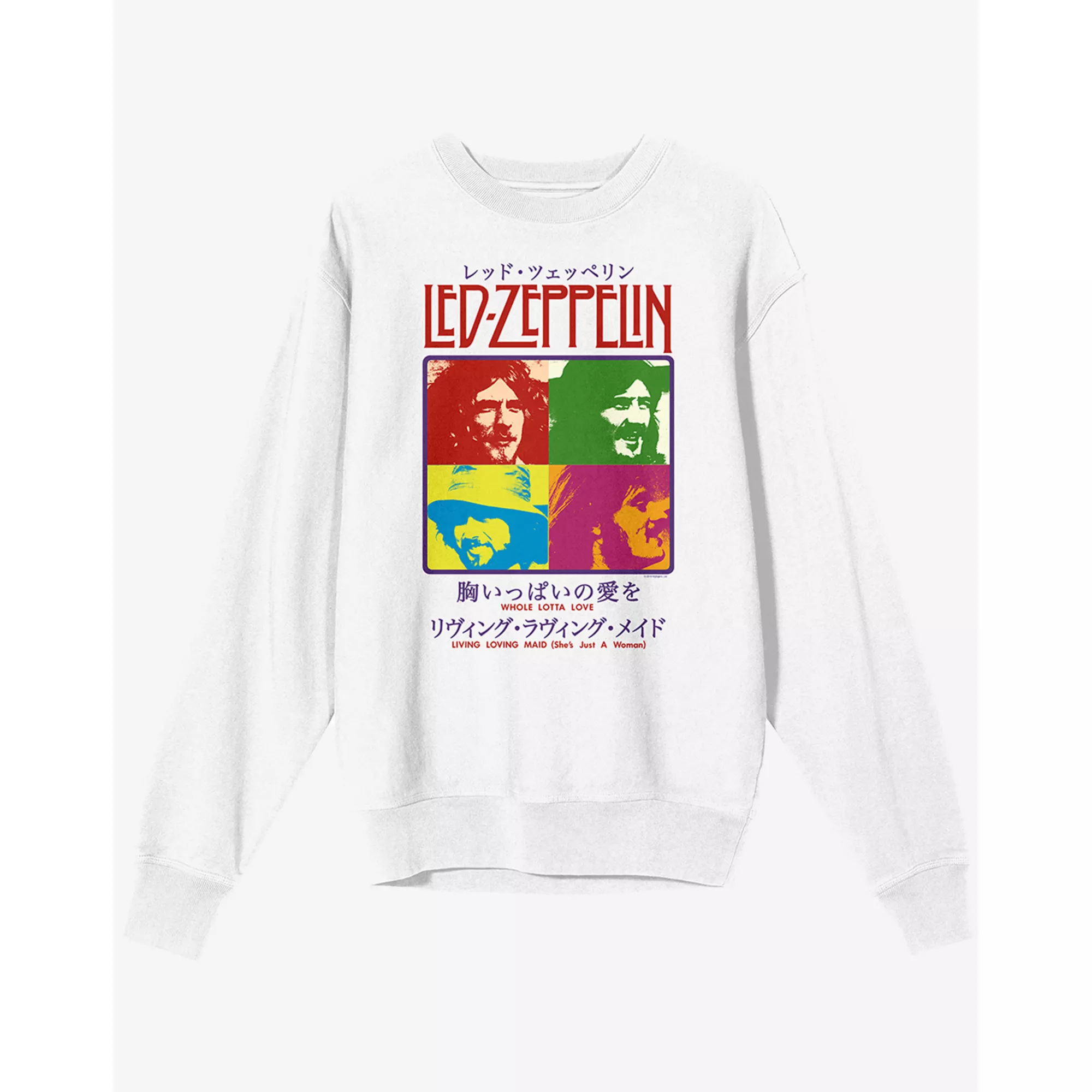 Led Zeppelin Colorblock Sweatshirt at Spencer's