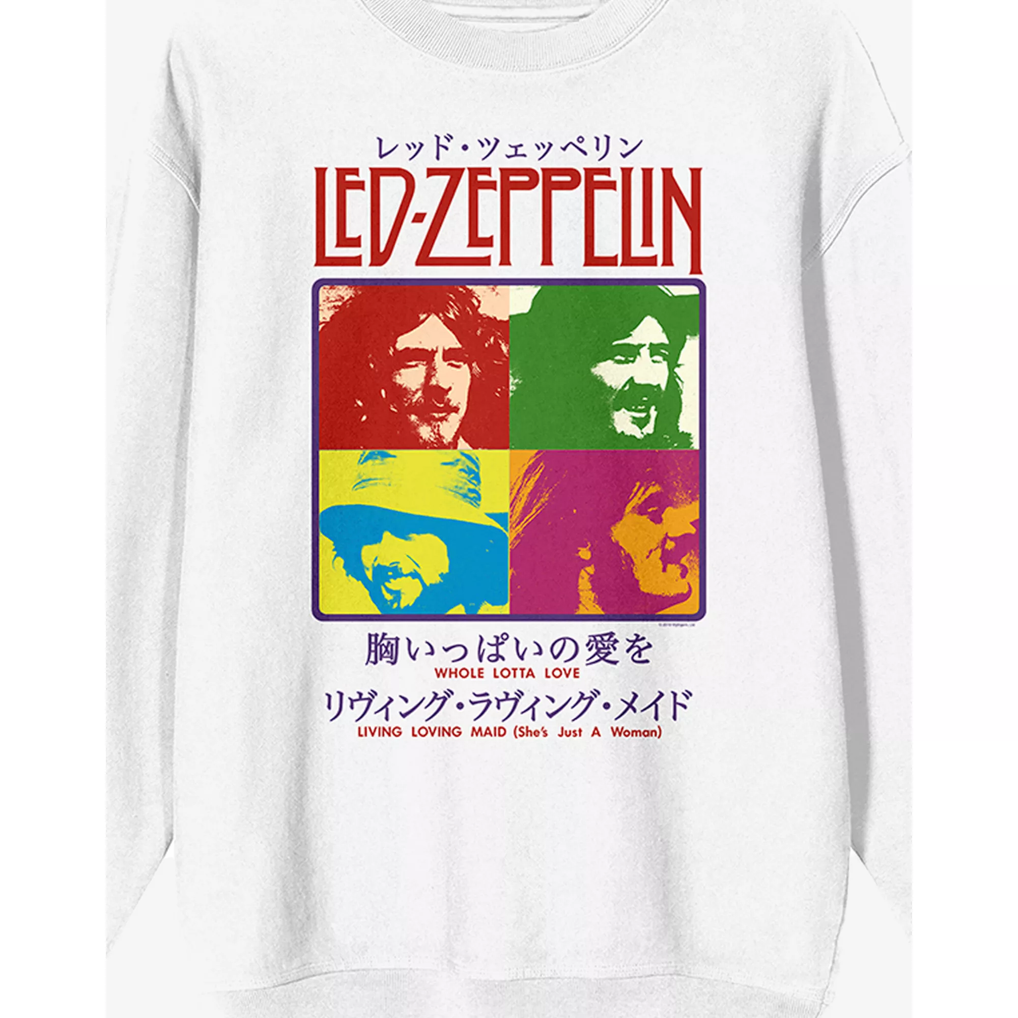 Led Zeppelin Colorblock Sweatshirt at Spencer's