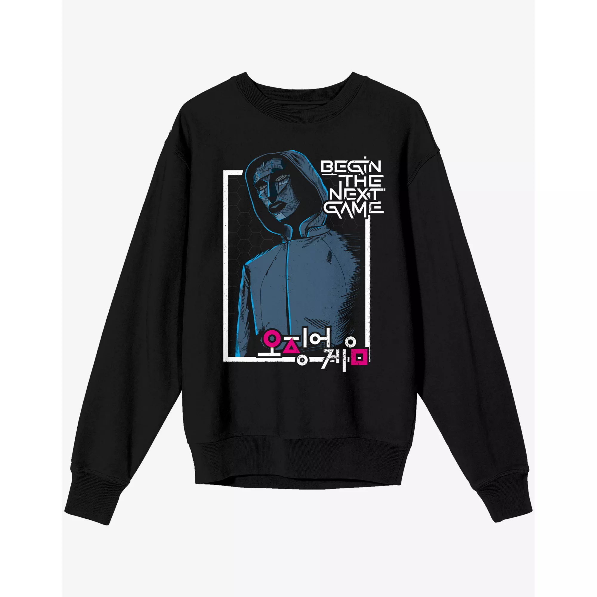 Begin the Next Game Front Man Sweatshirt - Squid Game at Spencer's
