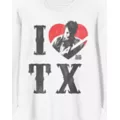 I Heart TX Sweatshirt - The Texas Chainsaw Massacre at Spencer's