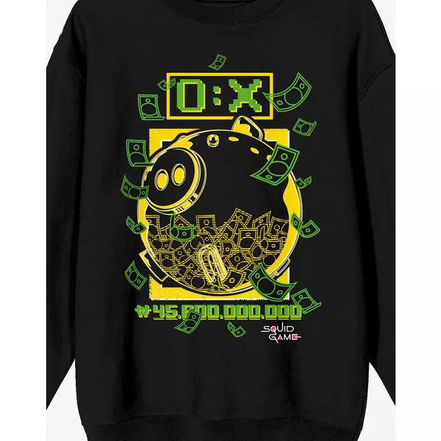 Squid Game Cash Prize Sweatshirt at Spencer's