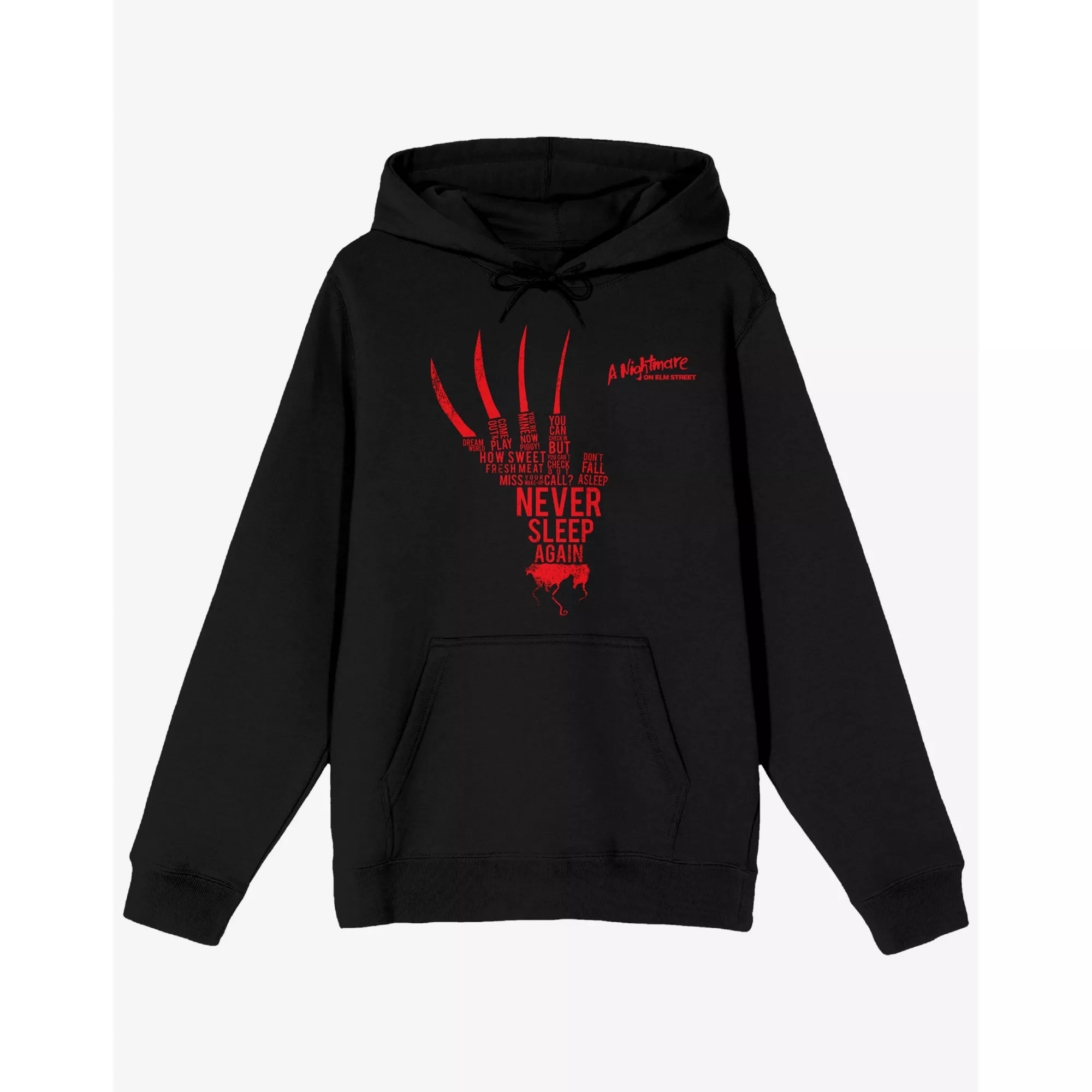 Never Sleep Again Hoodie - A Nightmare on Elm Street at Spencer's