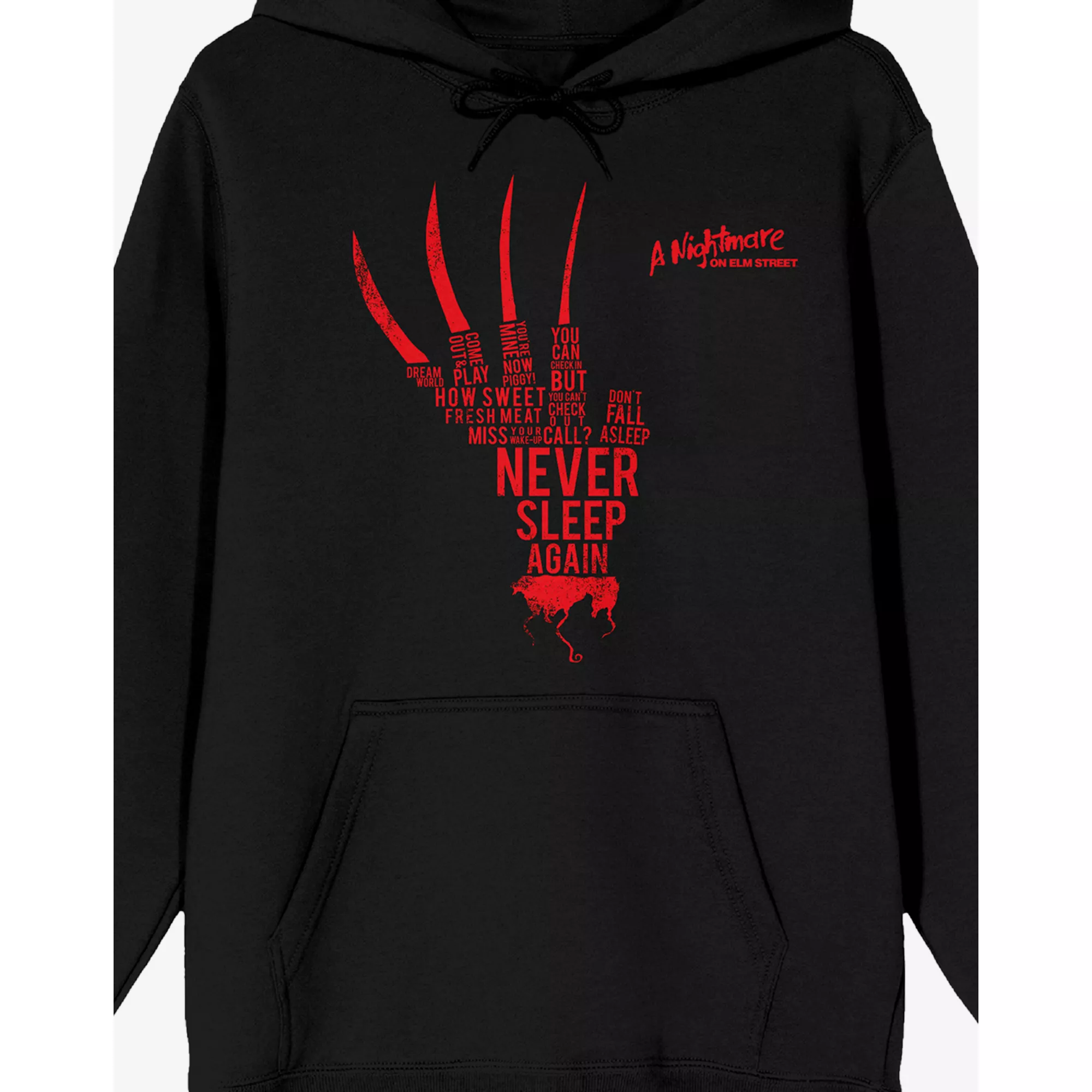 Never Sleep Again Hoodie - A Nightmare on Elm Street at Spencer's
