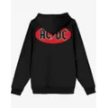 ACDC Oval Logo Zip Hoodie at Spencer's