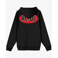 ACDC Oval Logo Zip Hoodie at Spencer's