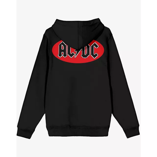 ACDC Oval Logo Zip Hoodie at Spencer's