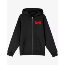 ACDC Angus Young Horns Zip Hoodie at Spencer's