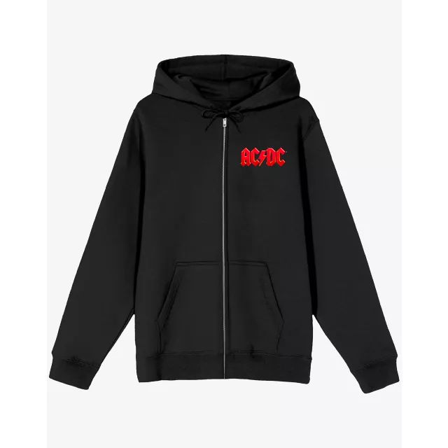 ACDC Angus Young Horns Zip Hoodie at Spencer's
