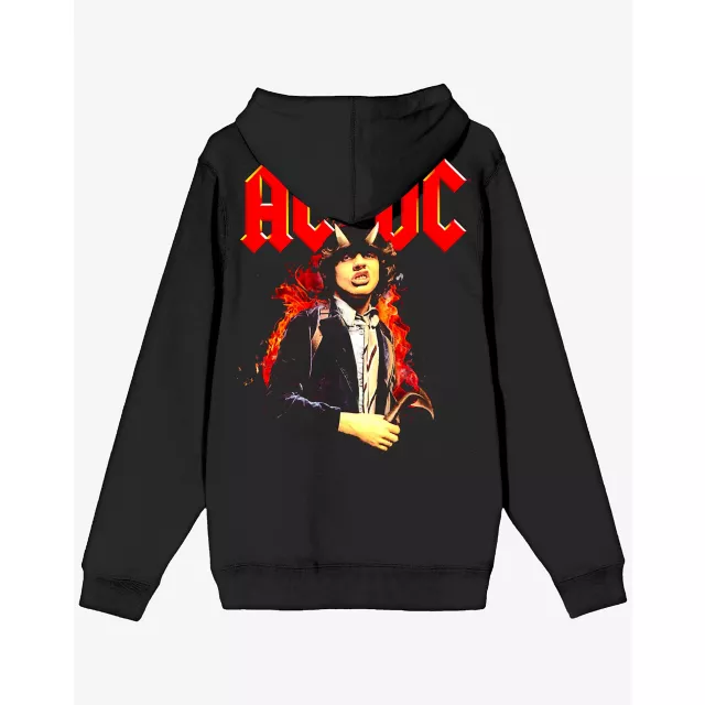 ACDC Angus Young Horns Zip Hoodie at Spencer's