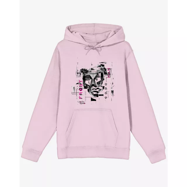Pink Front Man Hoodie - Squid Game at Spencer's