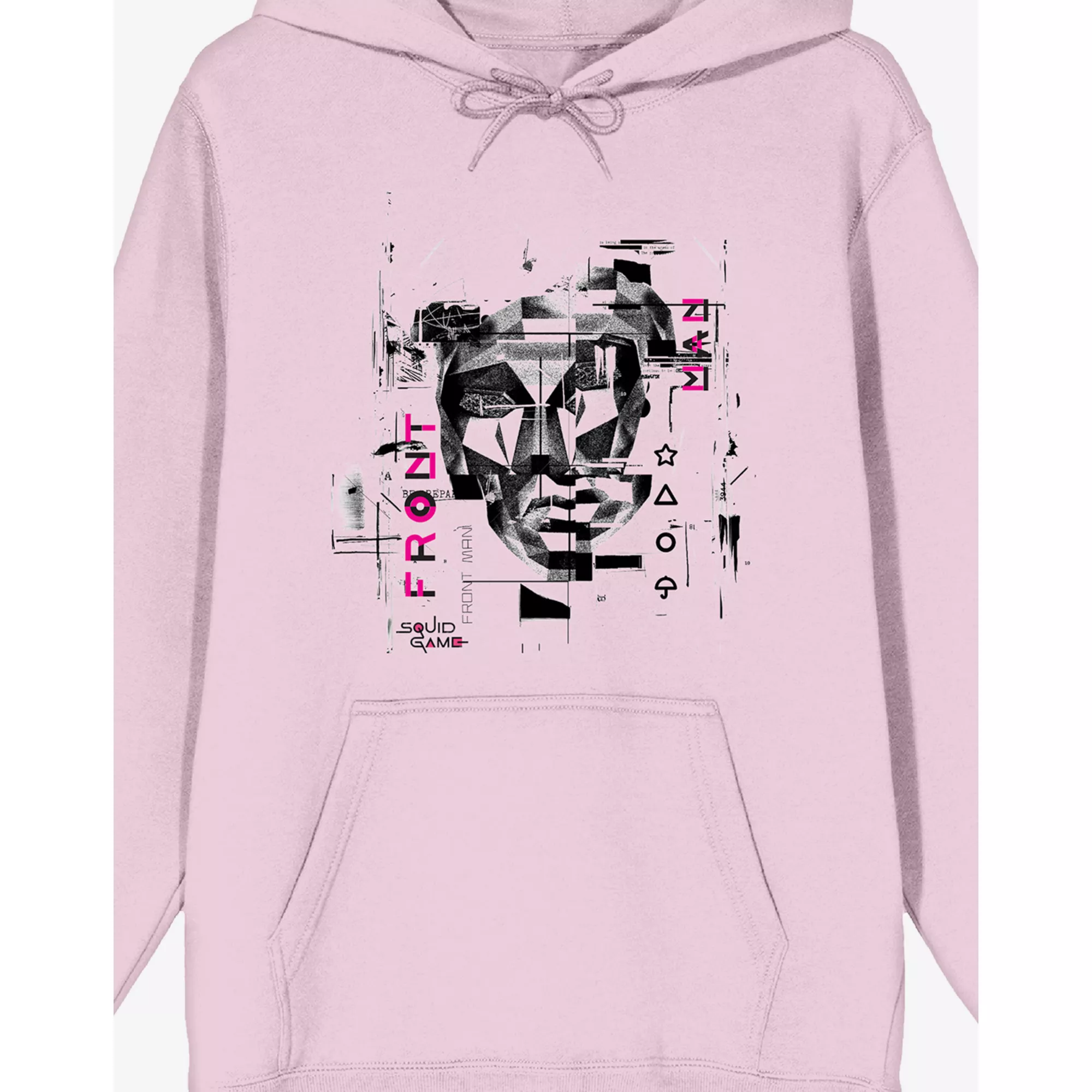 Pink Front Man Hoodie - Squid Game at Spencer's
