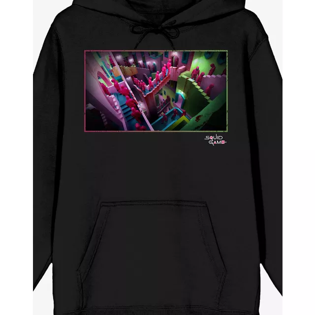 Squid Game Staircase Hoodie at Spencer's
