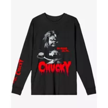 My Friends Call Me Chucky Long Sleeve T Shirt at Spencer's