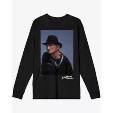 Freddy Krueger Portrait Long Sleeve T Shirt - A Nightmare on Elm Street at Spencer's