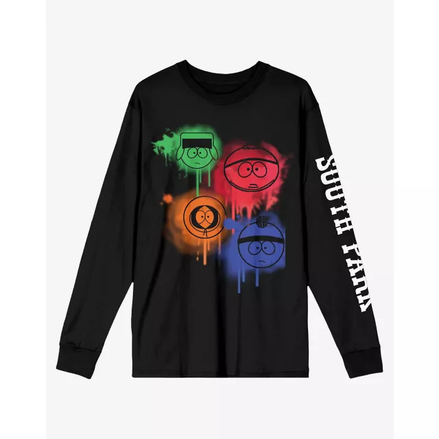 South Park Graffiti Long Sleeve T Shirt at Spencer's