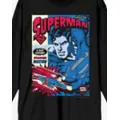 Superman Comic Cover Long Sleeve T Shirt at Spencer's